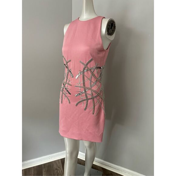 NWOT BALMAIN Embellished stretch-knit mini dress Sz FR 38 / US 6 $4895 - Picture 8 of 14